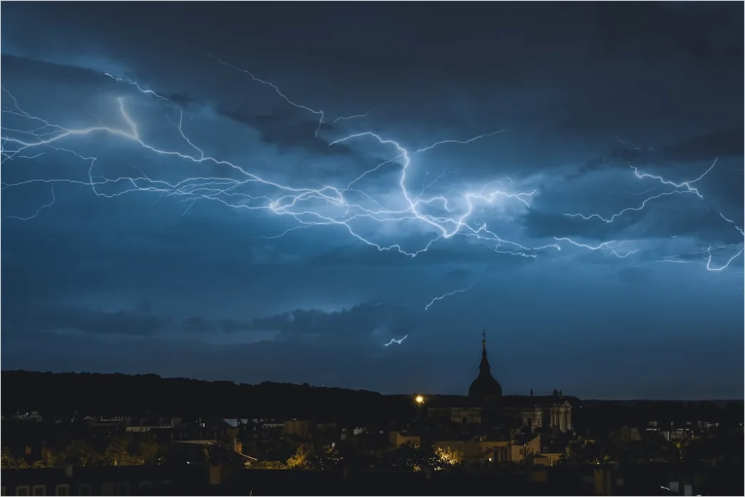 Detail Thunderstorm Timelapse Streaks Long Exposure Number 5