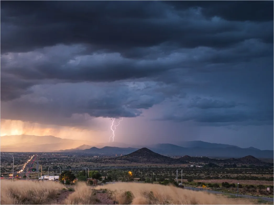 Detail Thunderstorm Timelapse Streaks Long Exposure Number 8