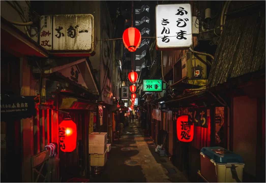 Tokyo Neon Alley Night Scene 61e6