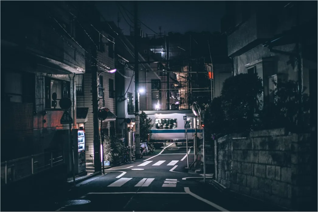 Detail Tokyo Neon Alley Night Scene Number 4