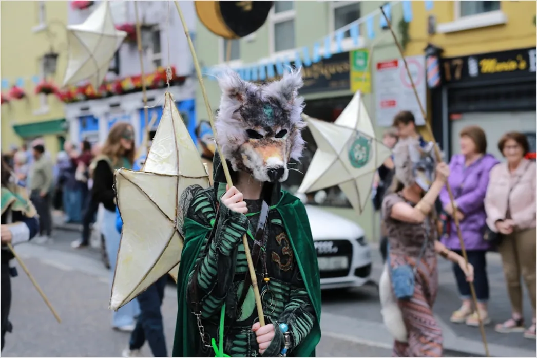 Detail Traditional Festival Parade Street Scene Number 2