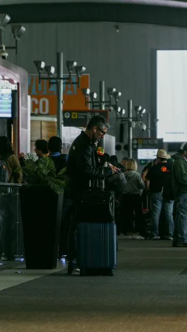 Detail Tsa Security Line Airport Scene Number 15