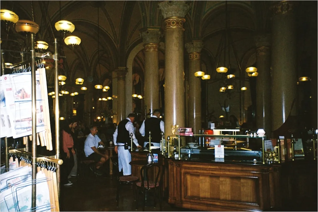 Detail Vienna Historic Cafe Interior Scene Number 5