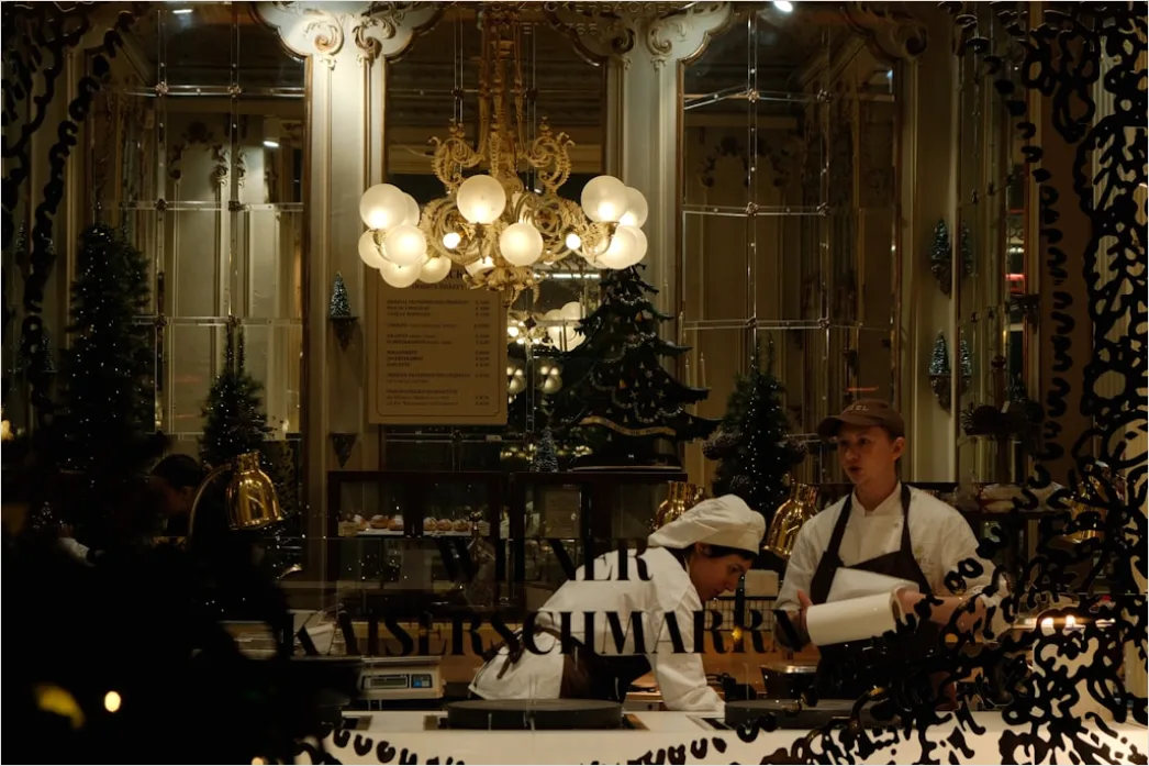 Detail Vienna Historic Cafe Interior Scene Number 6