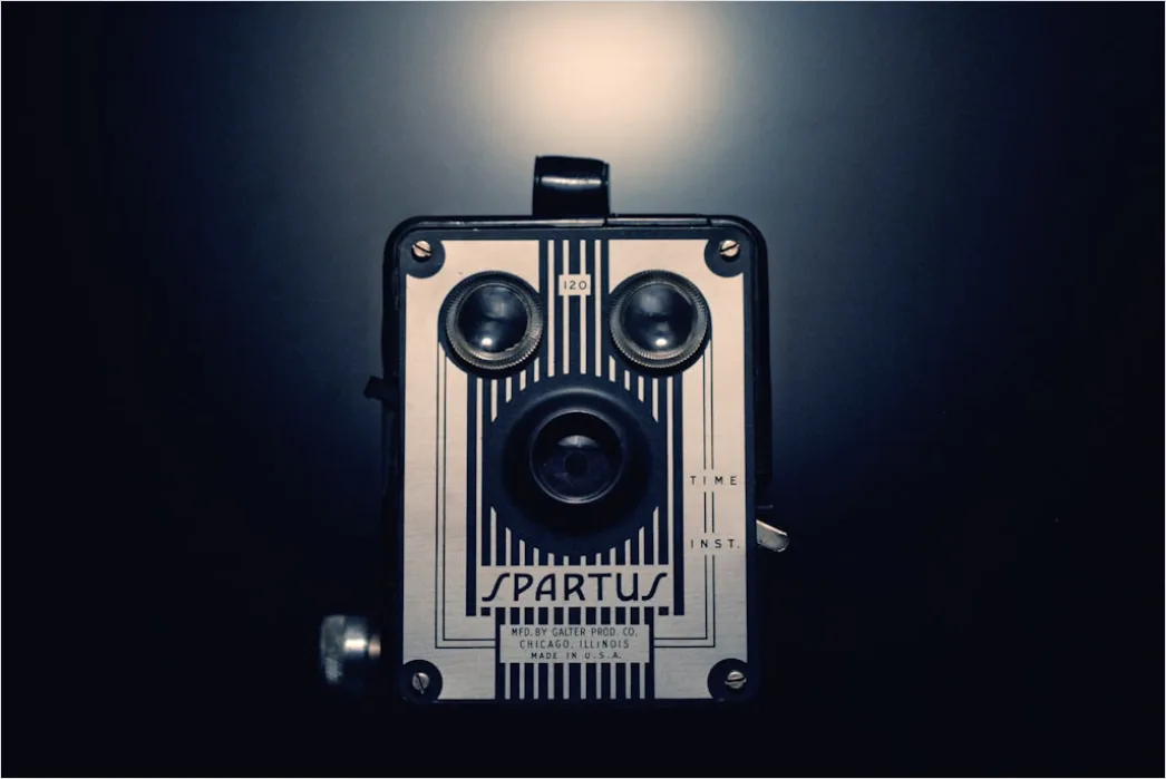Detail Vintage Camera Illustration Design Number 14