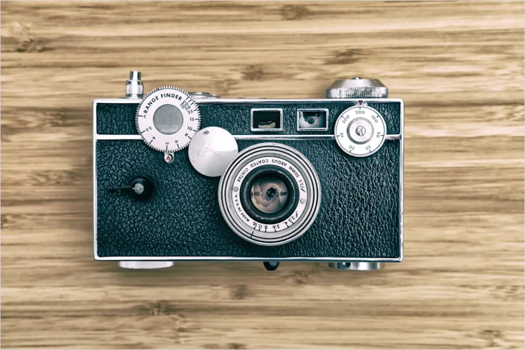Detail Vintage Camera Illustration Design Number 15