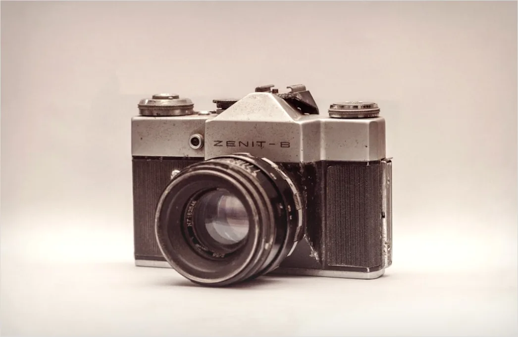 Detail Vintage Camera Illustration Design Number 16