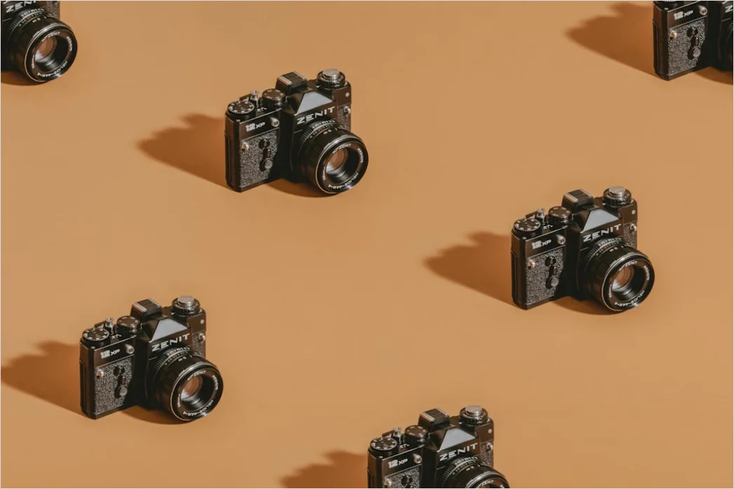 Detail Vintage Camera Illustration Design Number 8