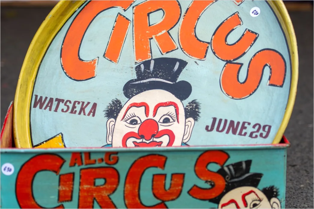 Detail Vintage Carnival Poster Design Number 13