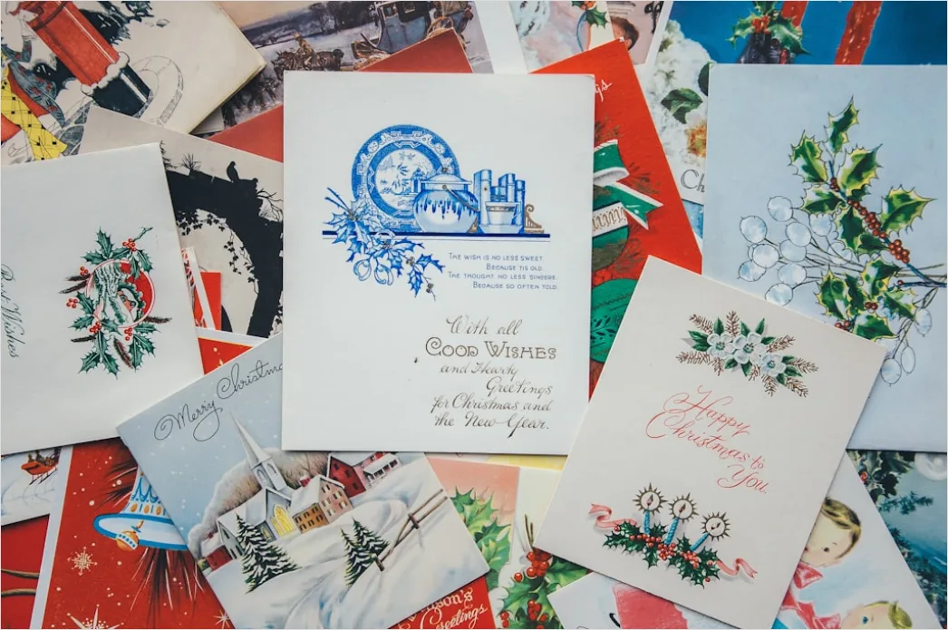 Vintage Christmas Postcard Design 7c3c