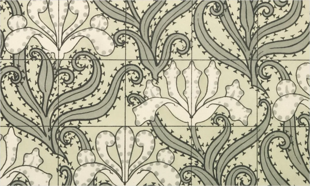 Detail Vintage Damask Seamless Pattern Number 11