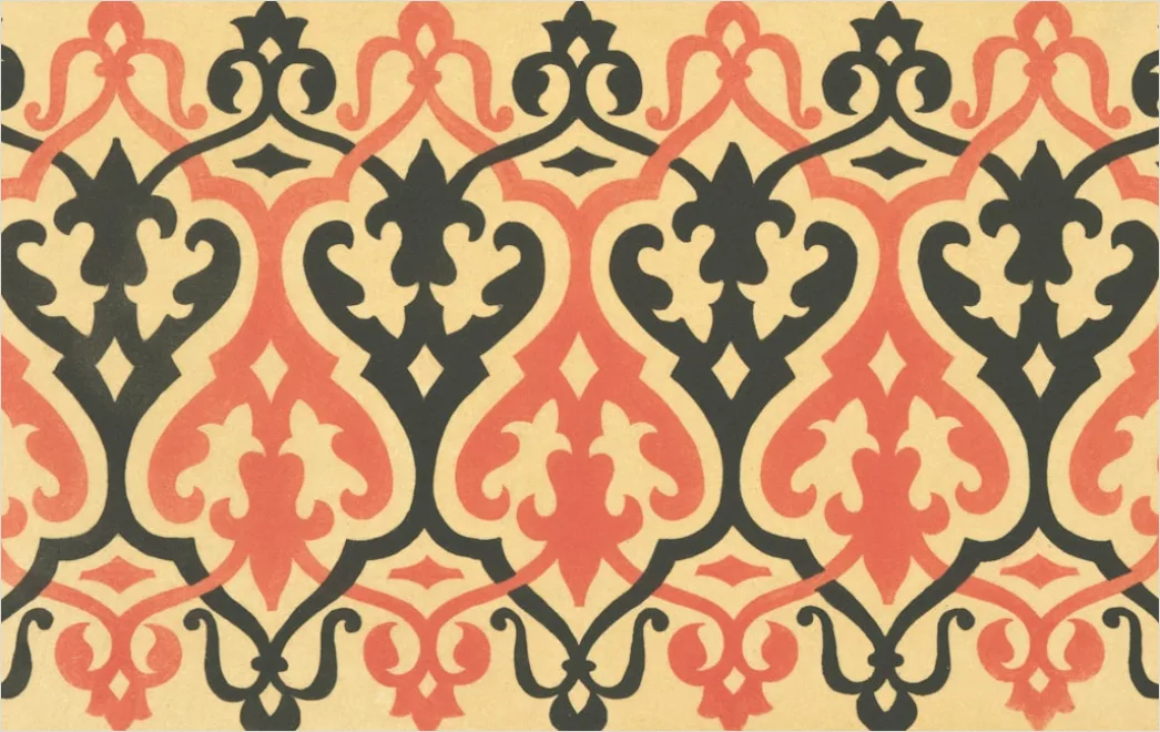 Detail Vintage Damask Seamless Pattern Number 3