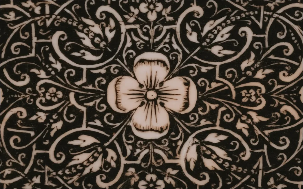 Detail Vintage Damask Seamless Pattern Number 7