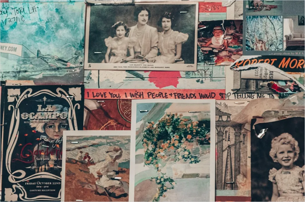 Detail Vintage Ephemera Collage Kit Number 3