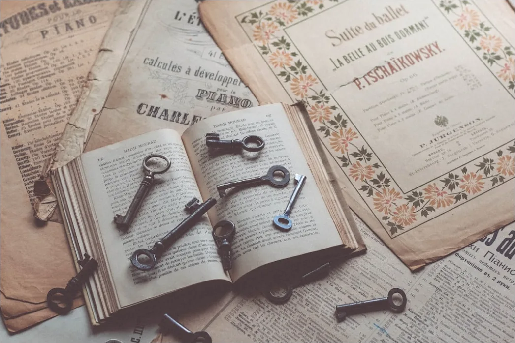 Detail Vintage Journal Pages Printable Number 14