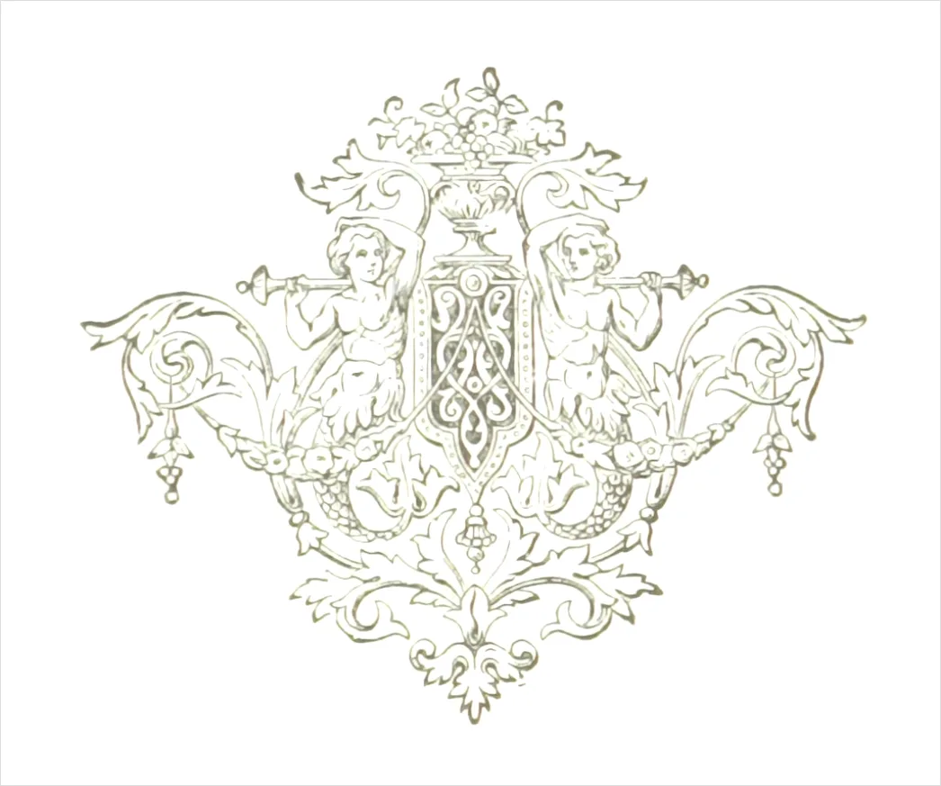 Detail Vintage Label Frame Template Number 3