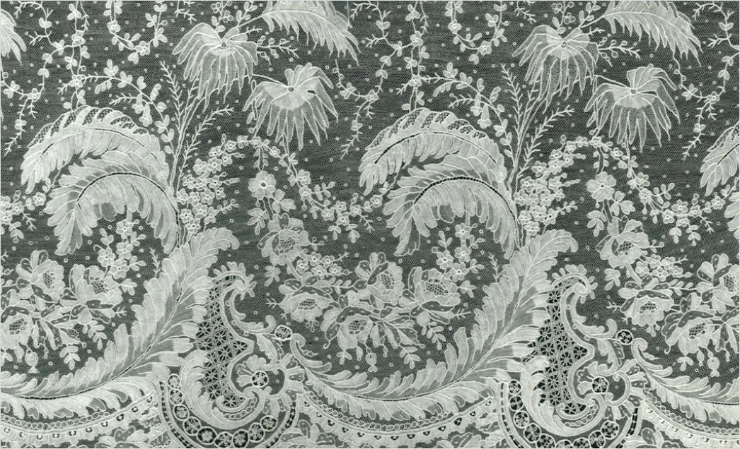 Detail Vintage Lace Pattern Background Number 19
