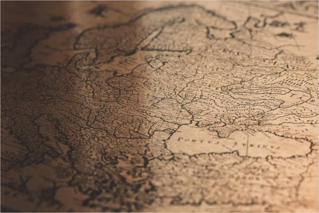 Detail Vintage Map Texture Background Number 11