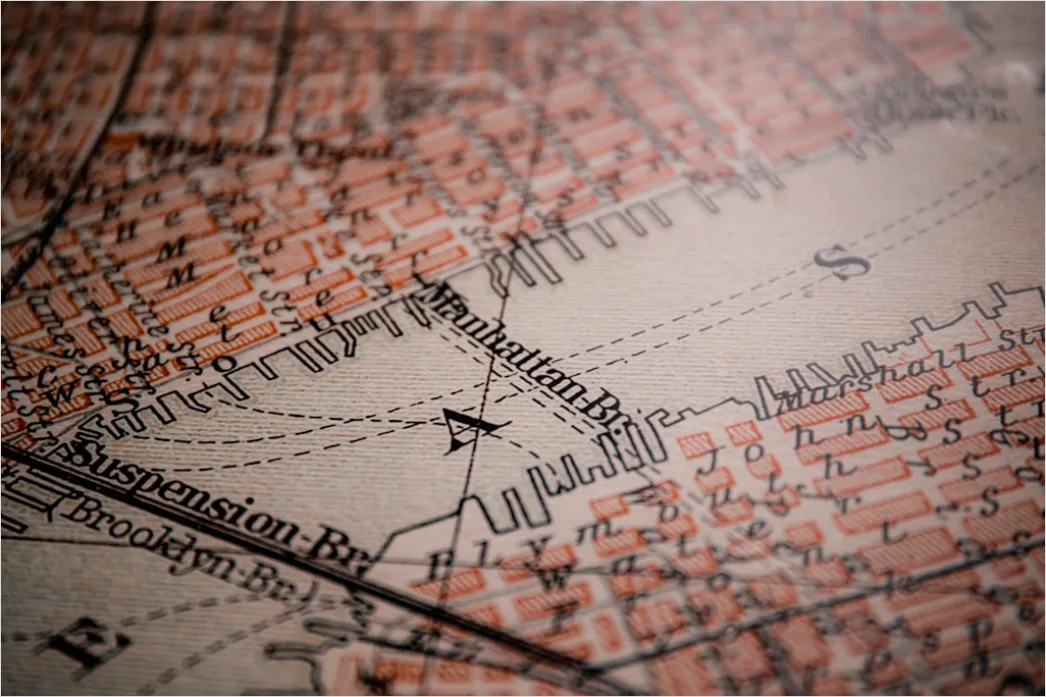 Detail Vintage Map Texture Background Number 7