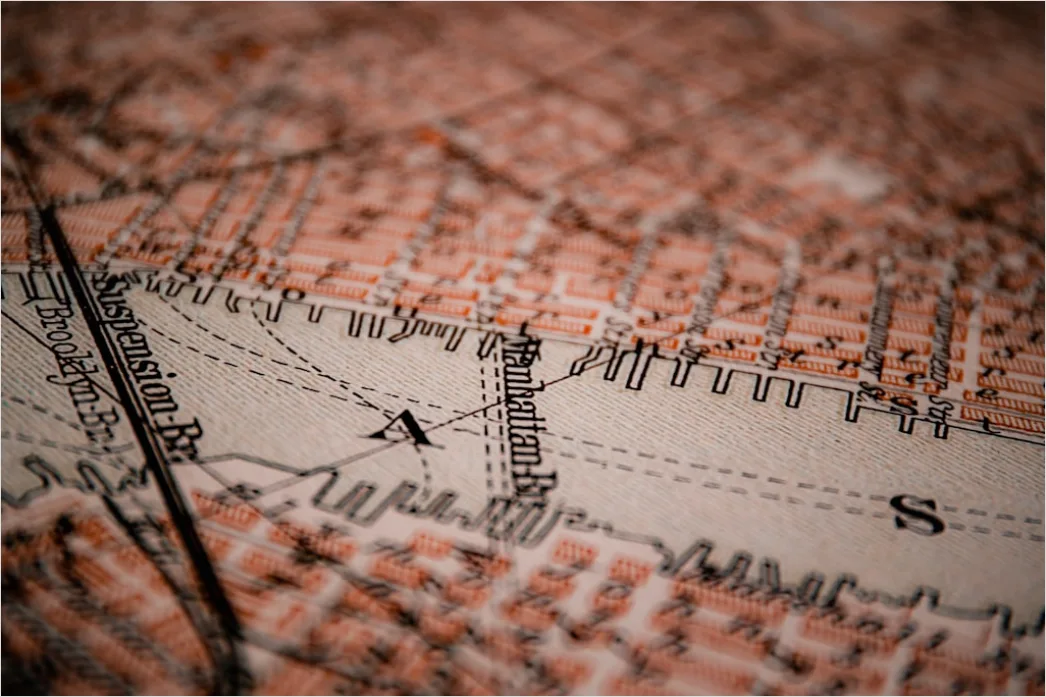 Detail Vintage Map Texture Background Number 8