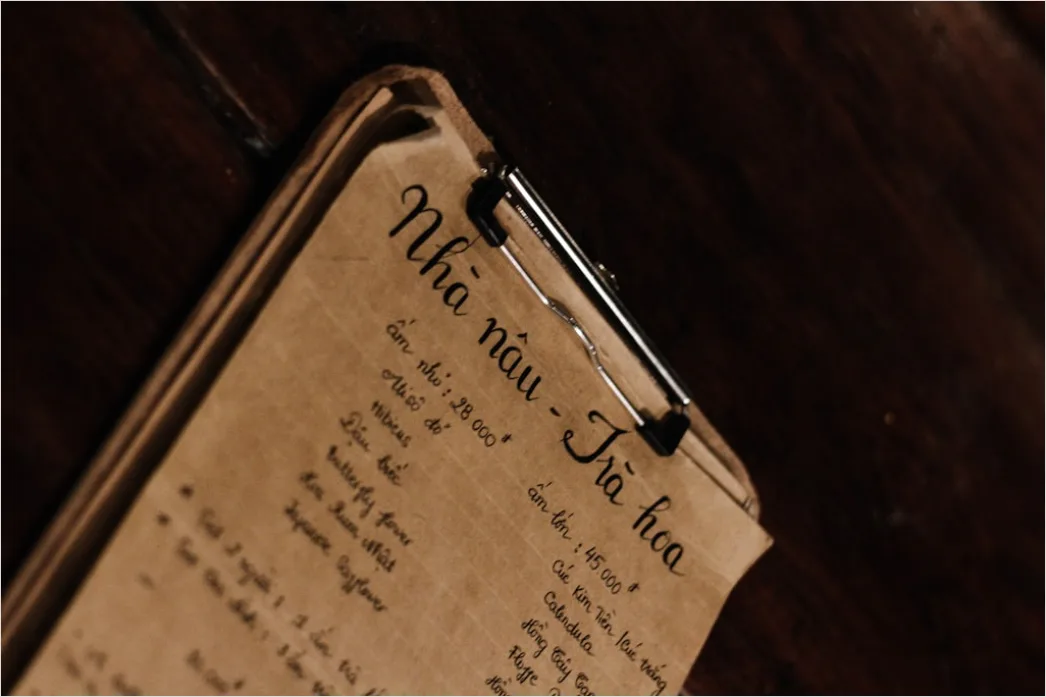 Detail Vintage Menu Template Design Number 12