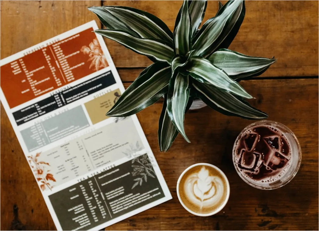 Detail Vintage Menu Template Design Number 14