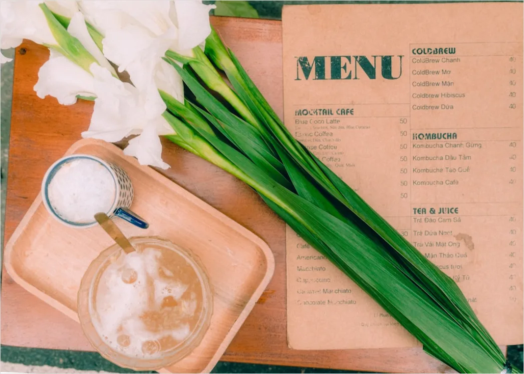 Detail Vintage Menu Template Design Number 16