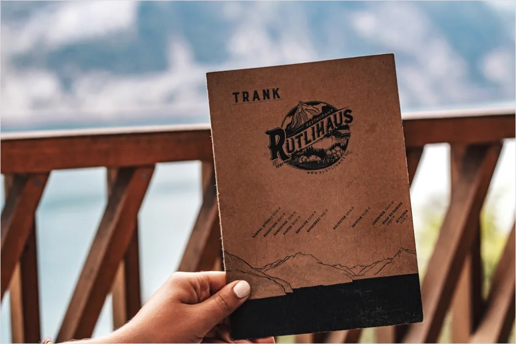 Detail Vintage Menu Template Design Number 7