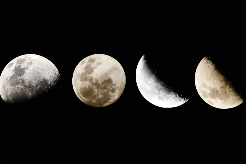 Detail Vintage Moon Phases Illustration Number 12