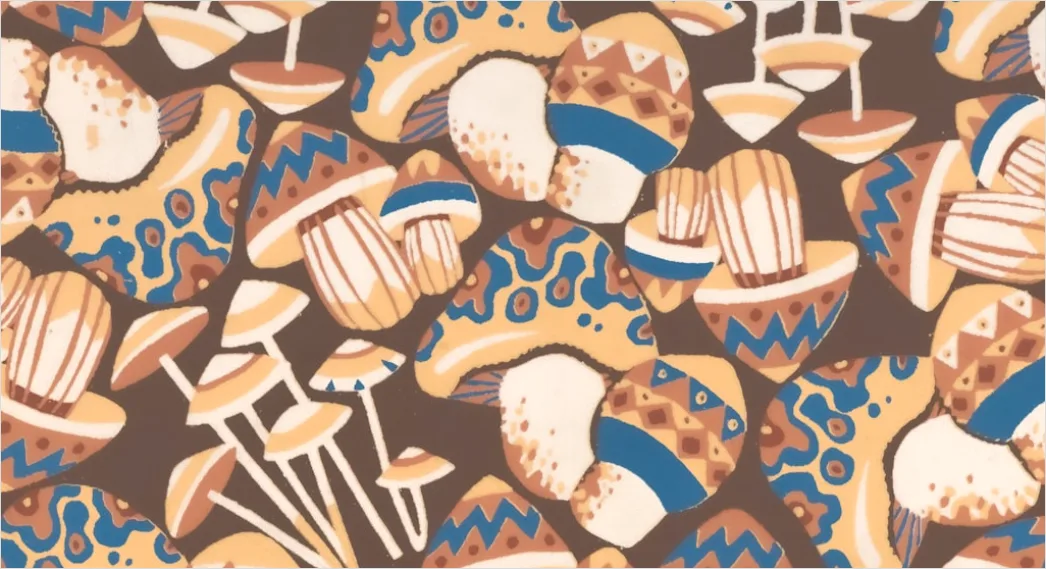 Detail Vintage Mushroom Illustration Set Number 6