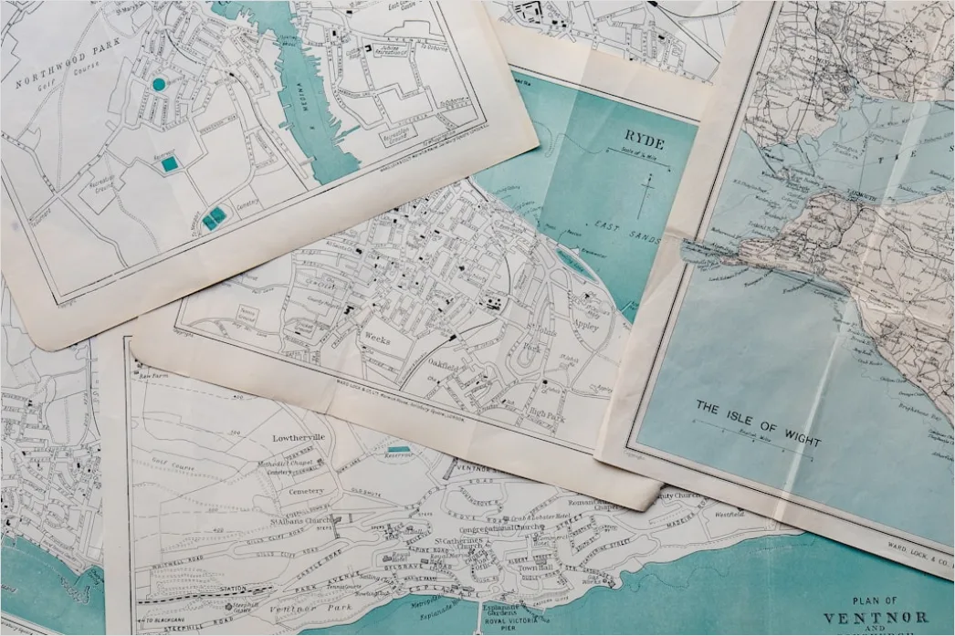 Detail Vintage Nautical Map Background Number 12