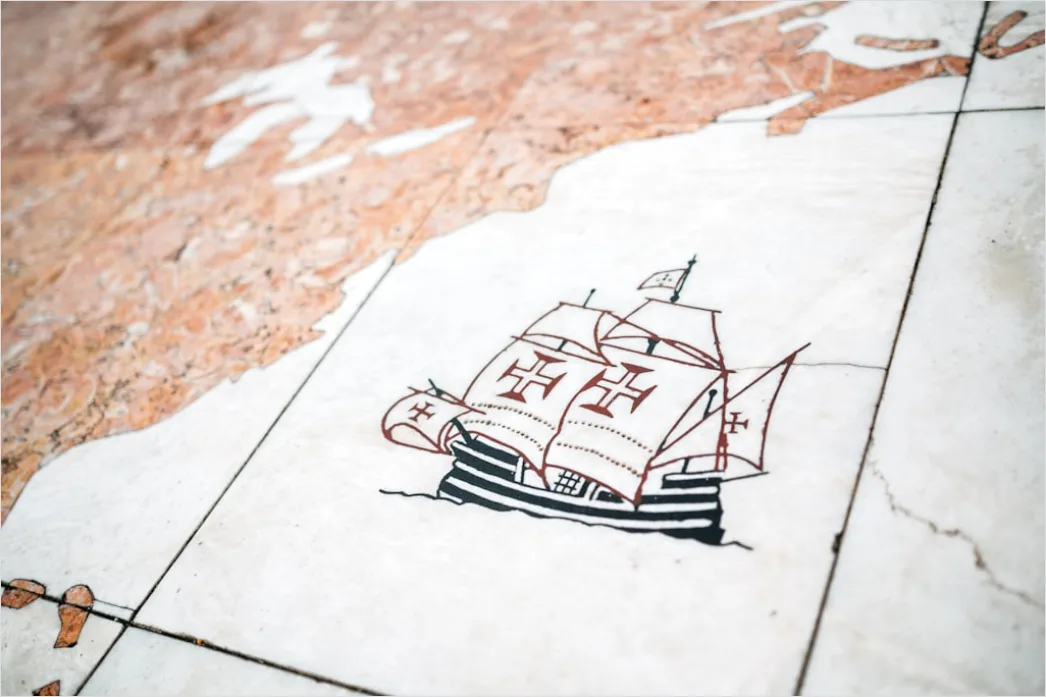 Detail Vintage Nautical Map Background Number 5