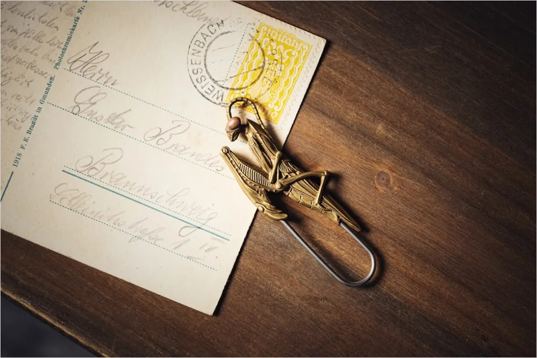 Detail Vintage Paper Clip Elements Number 16