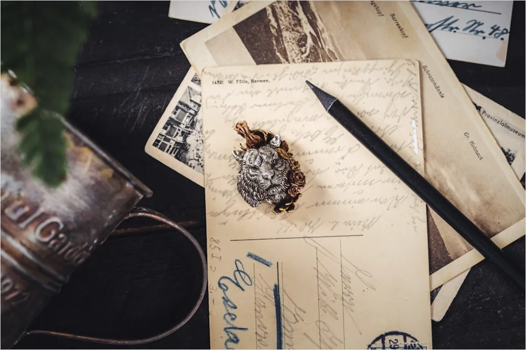 Detail Vintage Paper Clip Elements Number 3