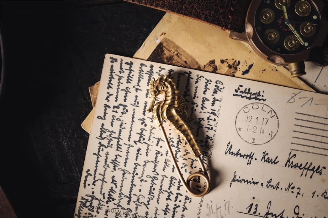 Detail Vintage Paper Clip Elements Number 8