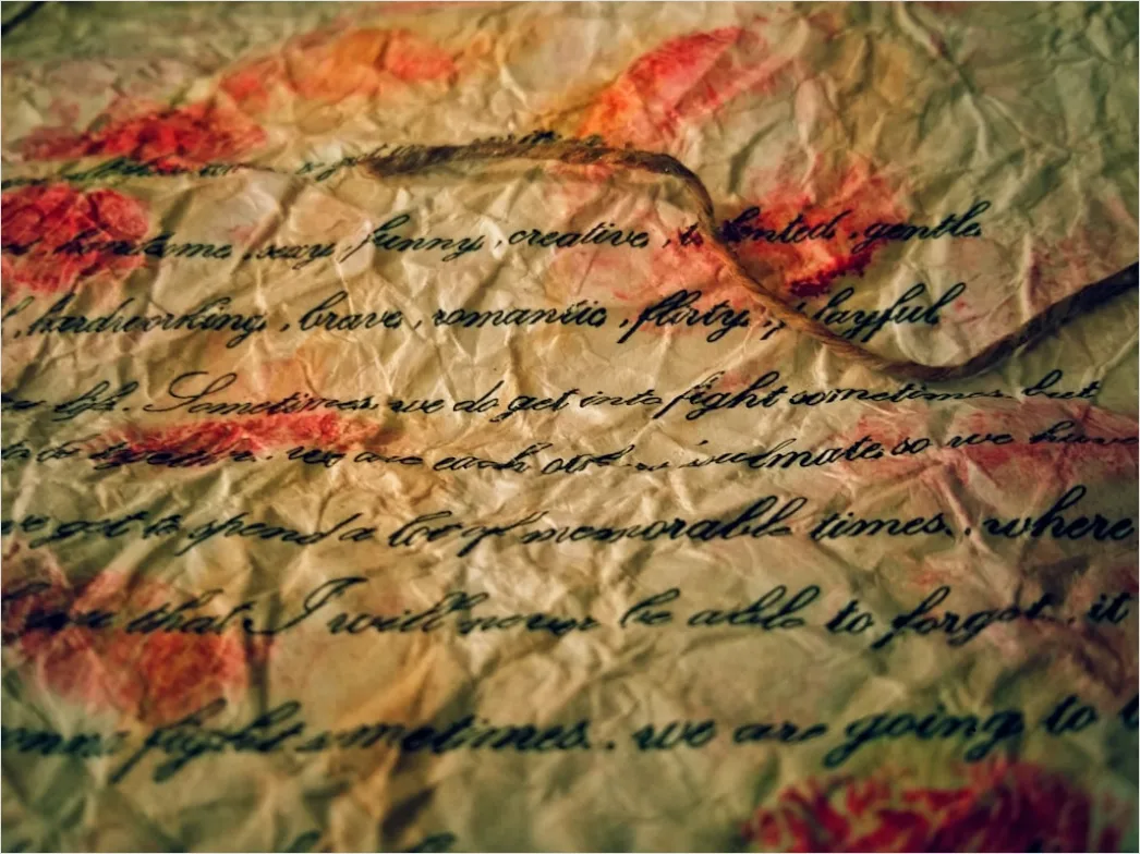 Detail Vintage Scrapbook Paper Background Number 17