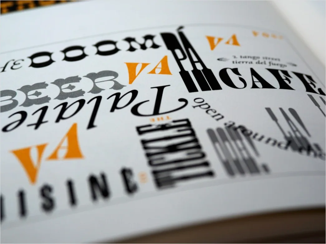 Vintage Serif Typography Poster E138