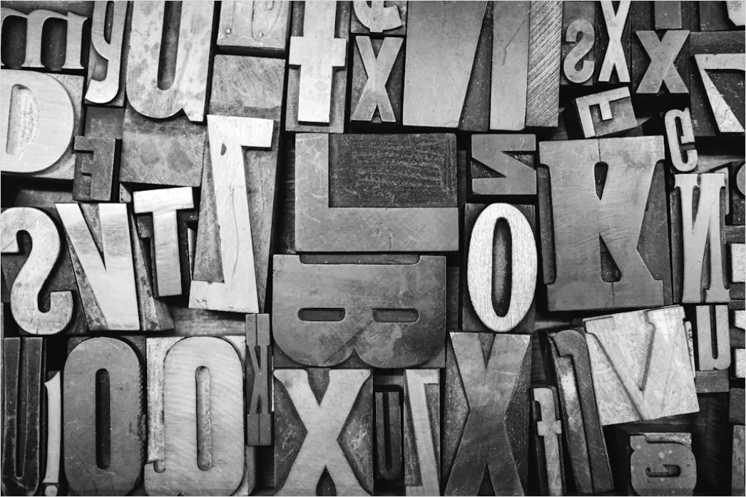 Detail Vintage Serif Typography Poster Number 14