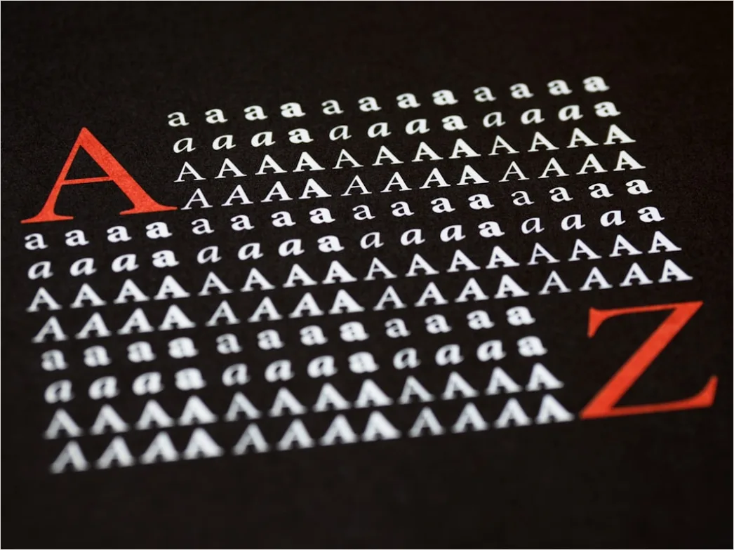 Detail Vintage Serif Typography Poster Number 20