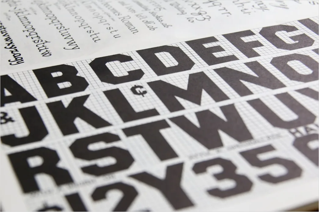 Detail Vintage Serif Typography Poster Number 3