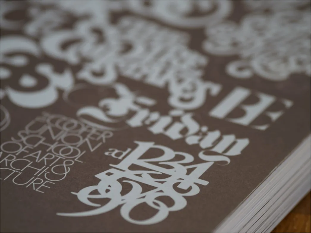 Detail Vintage Serif Typography Poster Number 4