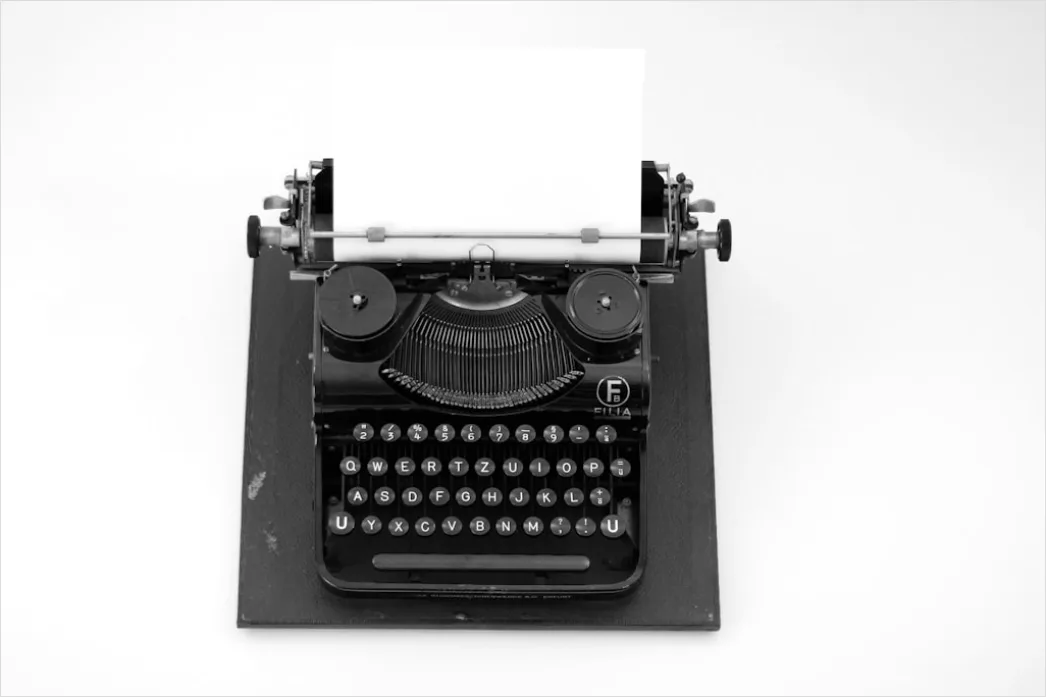 Detail Vintage Typewriter Letter Paper Number 3