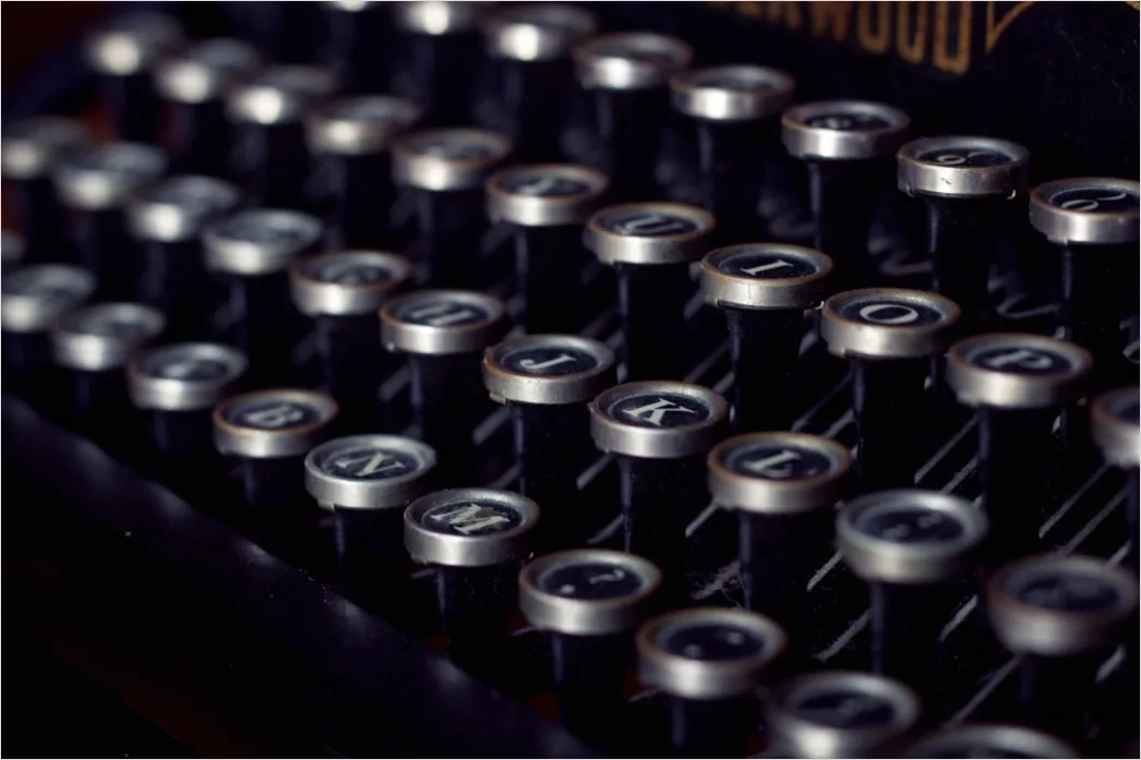 Detail Vintage Typewriter Text Background Number 8