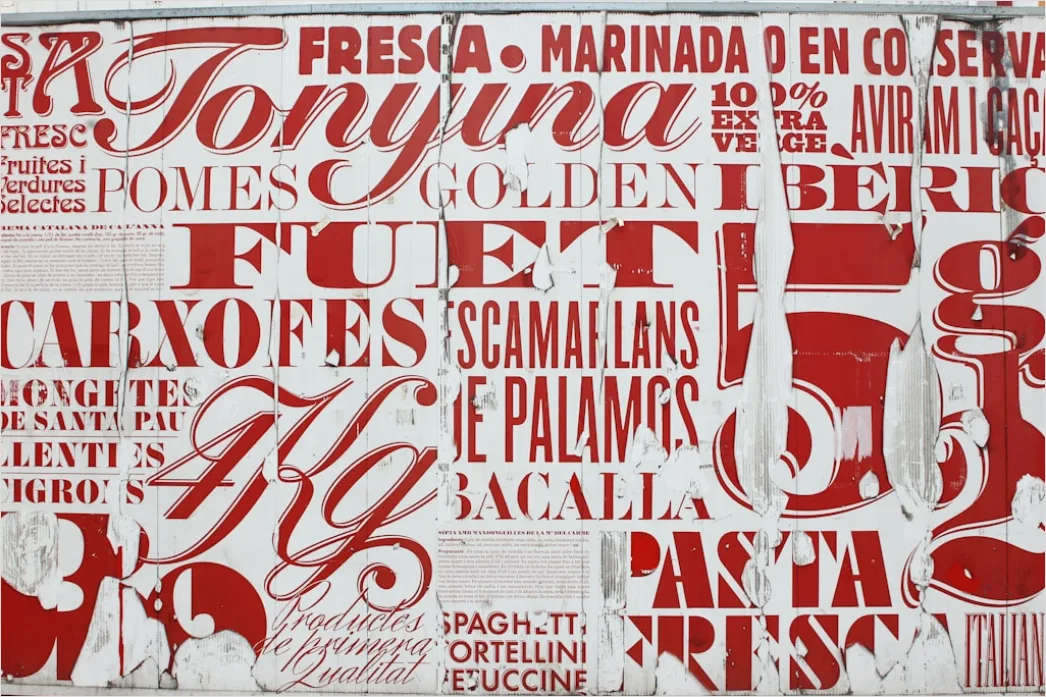 Detail Vintage Typography Poster Design Number 12