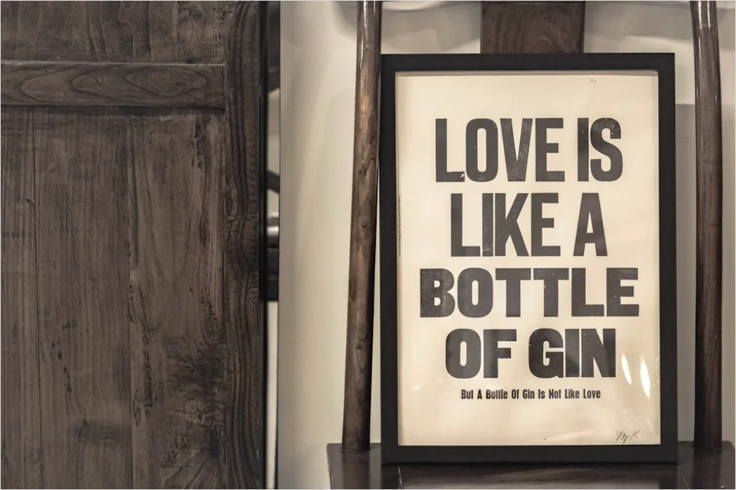 Detail Vintage Typography Poster Design Number 20