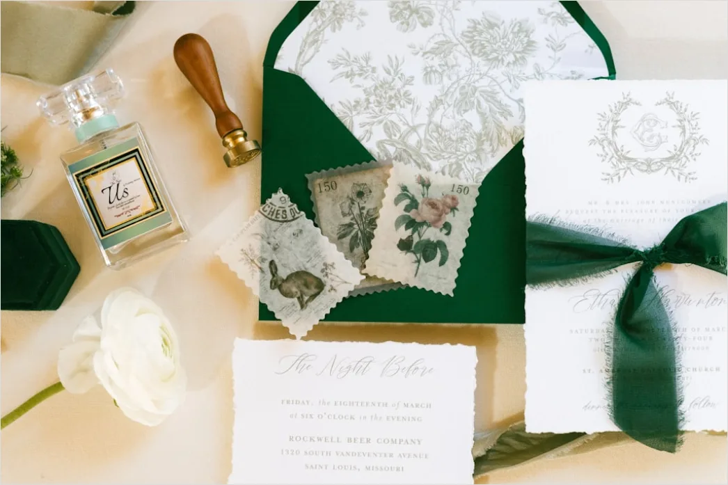 Vintage Wedding Invitation Template F6fc