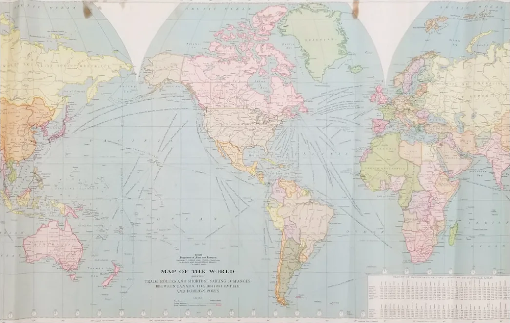 Detail Vintage World Map Background Number 2
