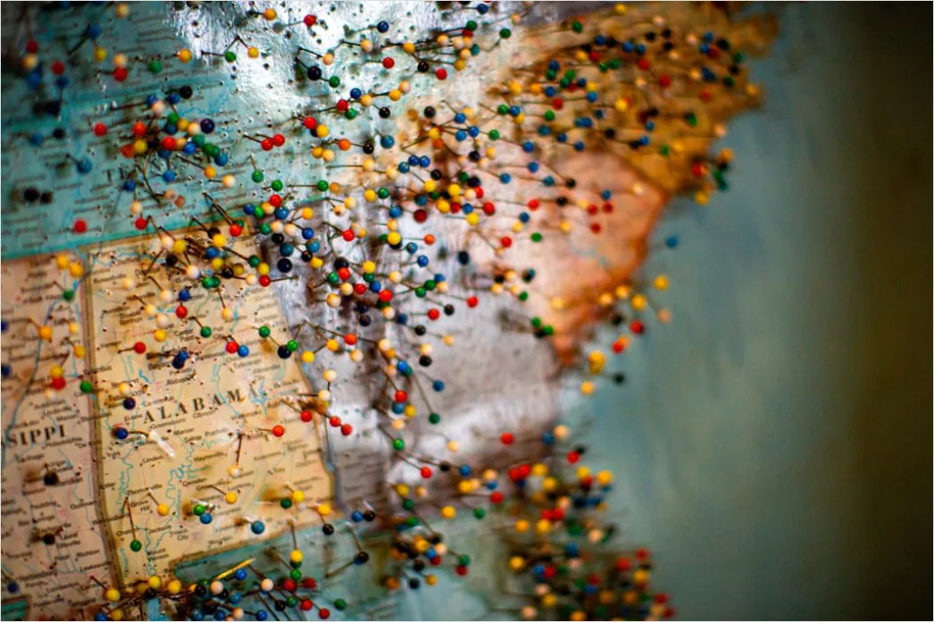 Detail Vintage World Map Background Number 17