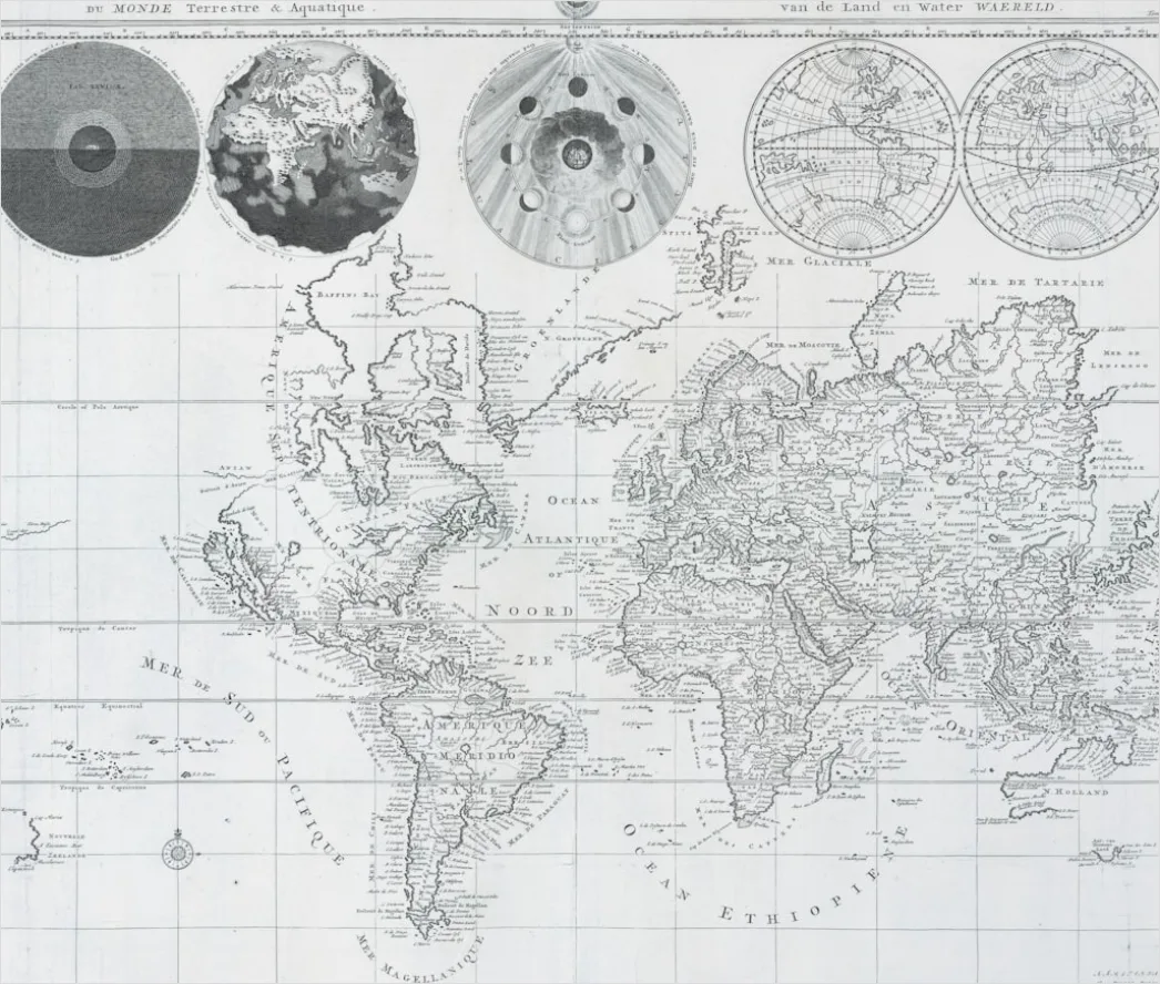 Detail Vintage World Map Background Number 7