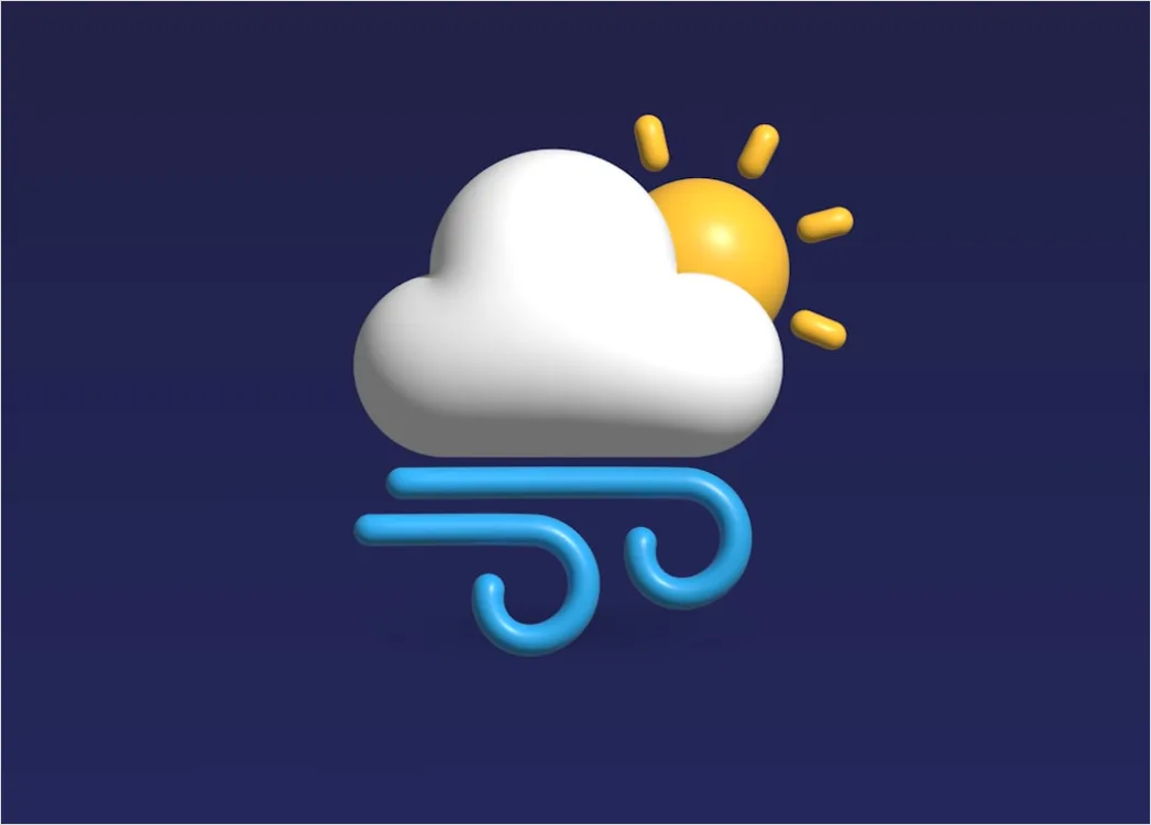 Detail Weather App Forecast Screen Close Up Number 2